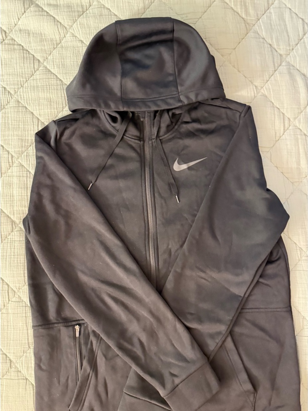 Nike Black Lightweight Zip-Up Hoodie Jacket